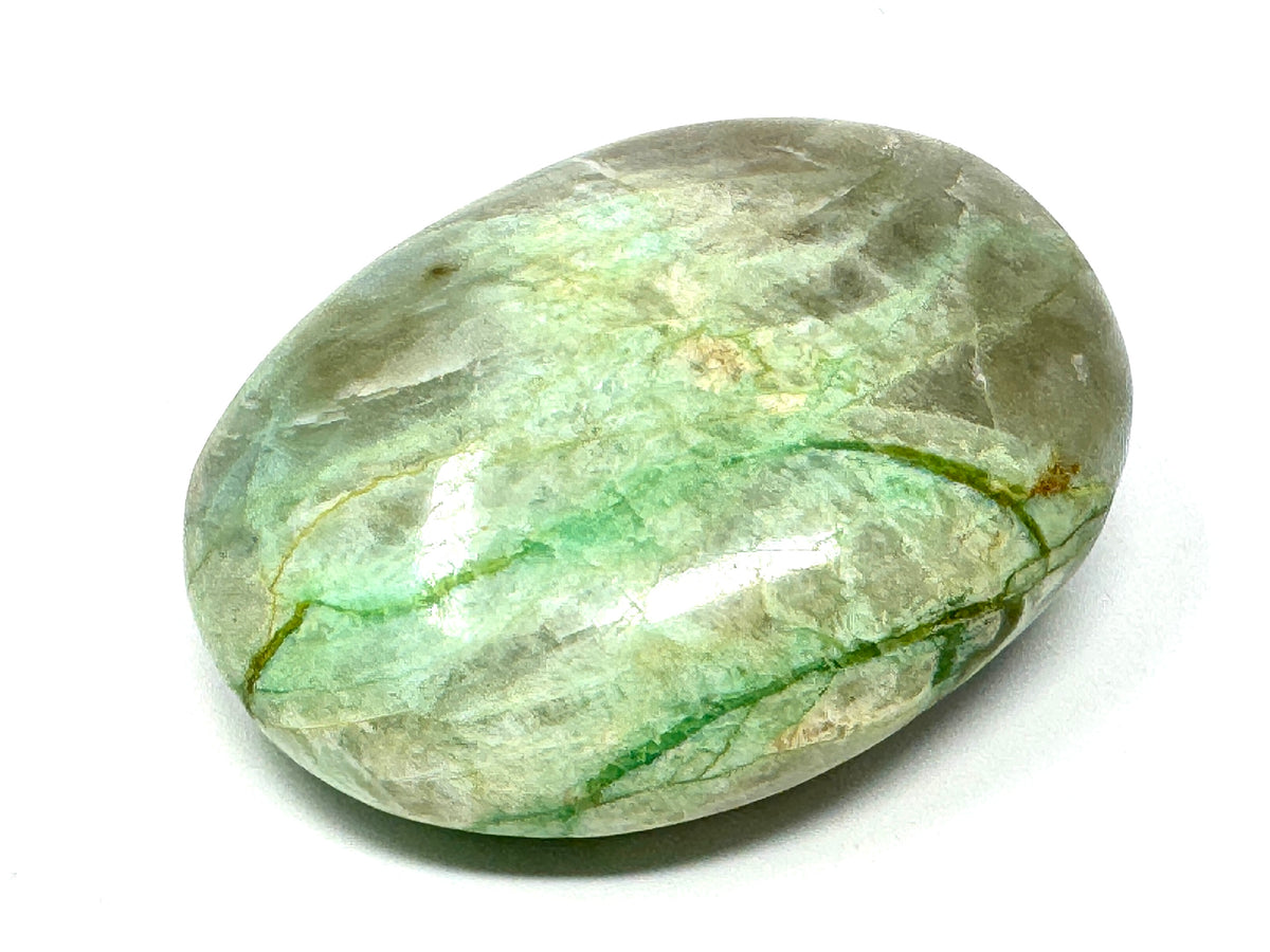 Green Moonstone Crystal Pebble 6.9cm