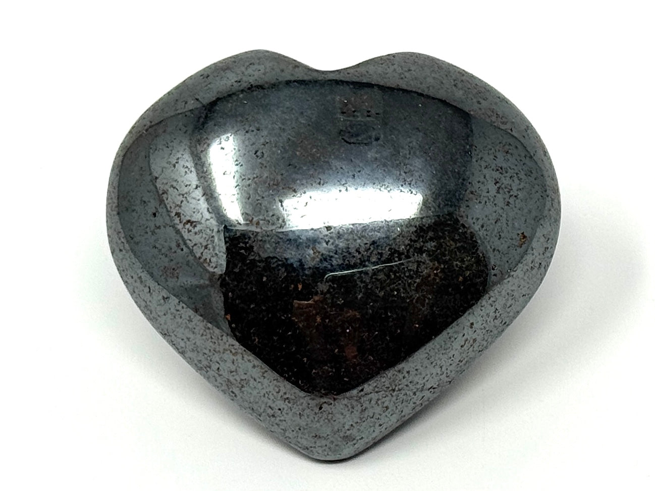 Hematite Crystal Heart 5.5cm