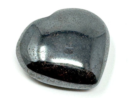 Hematite Crystal Heart 5.5cm