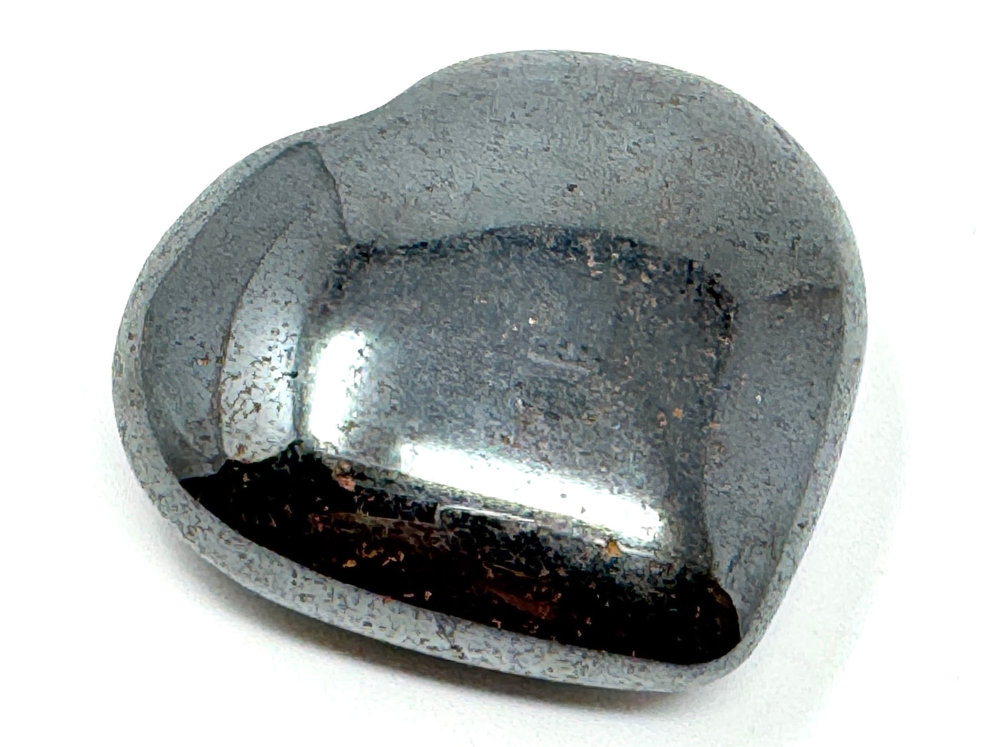Hematite Crystal Heart 5.5cm