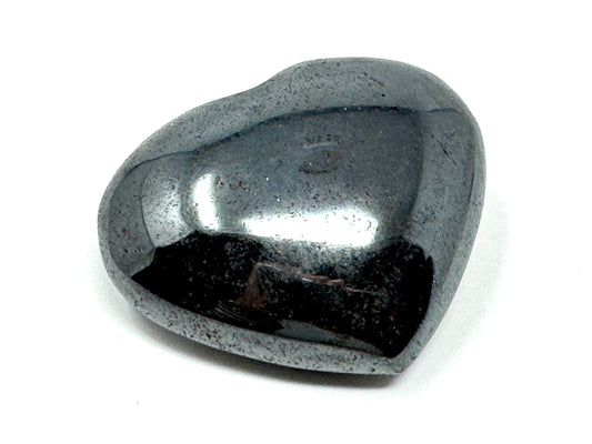 Hematite Crystal Heart 5.4cm