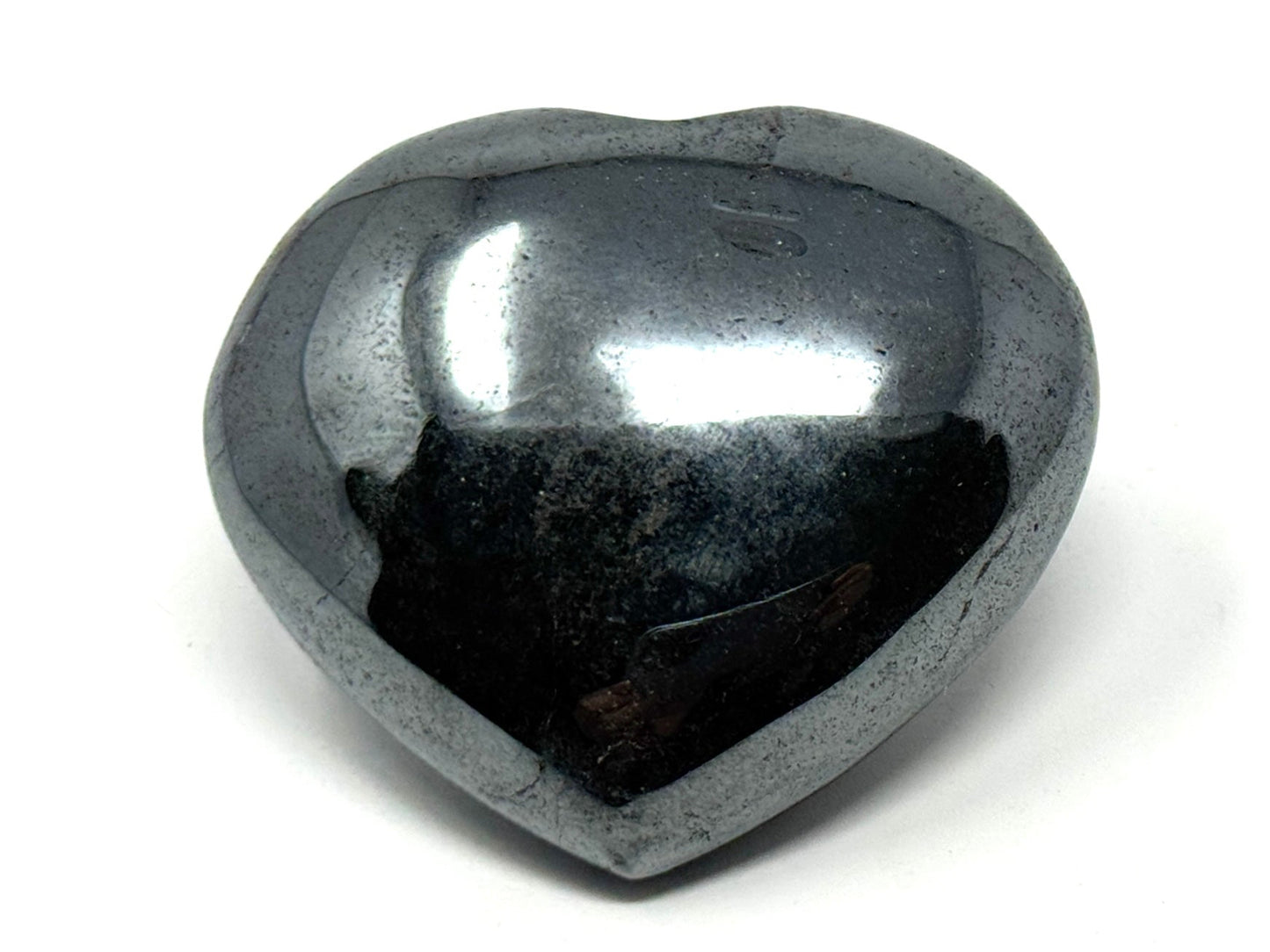 Hematite Crystal Heart 5.3cm