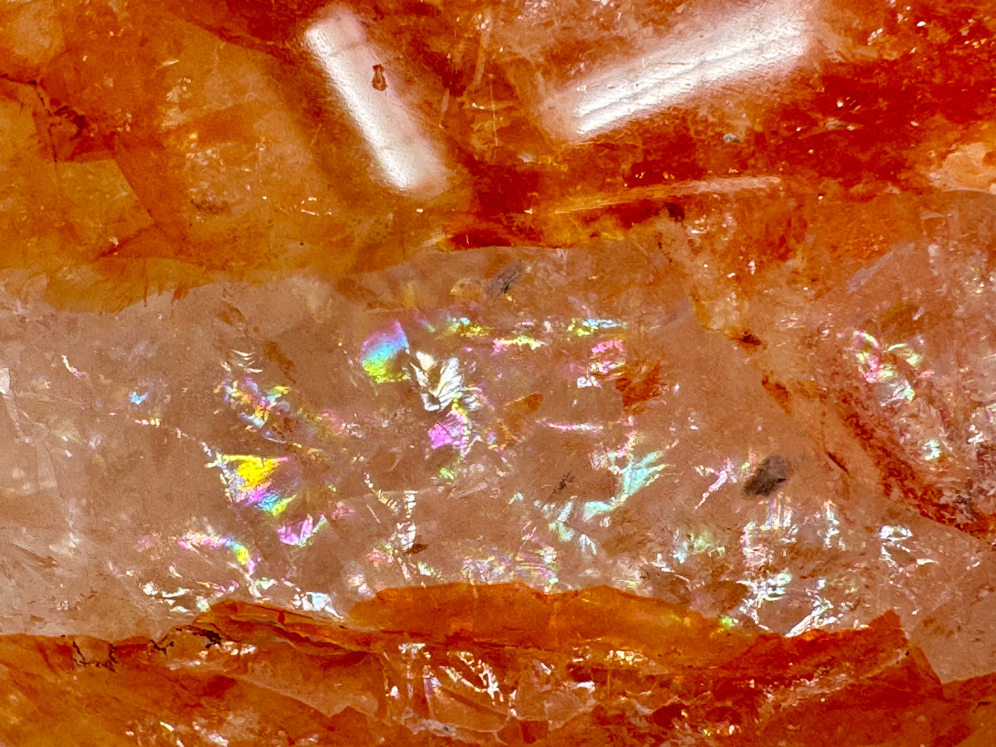 Large Hematoid Quartz Crystal Pebble 7.3cm