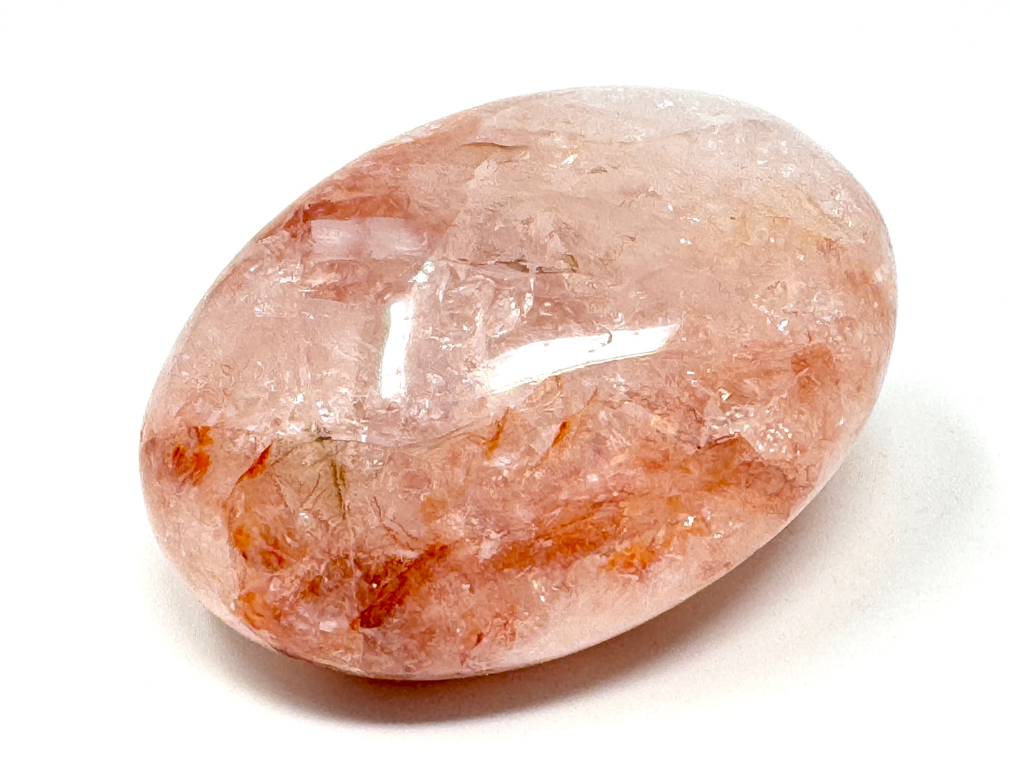 Large Hematoid Quartz Crystal Pebble 6.7cm