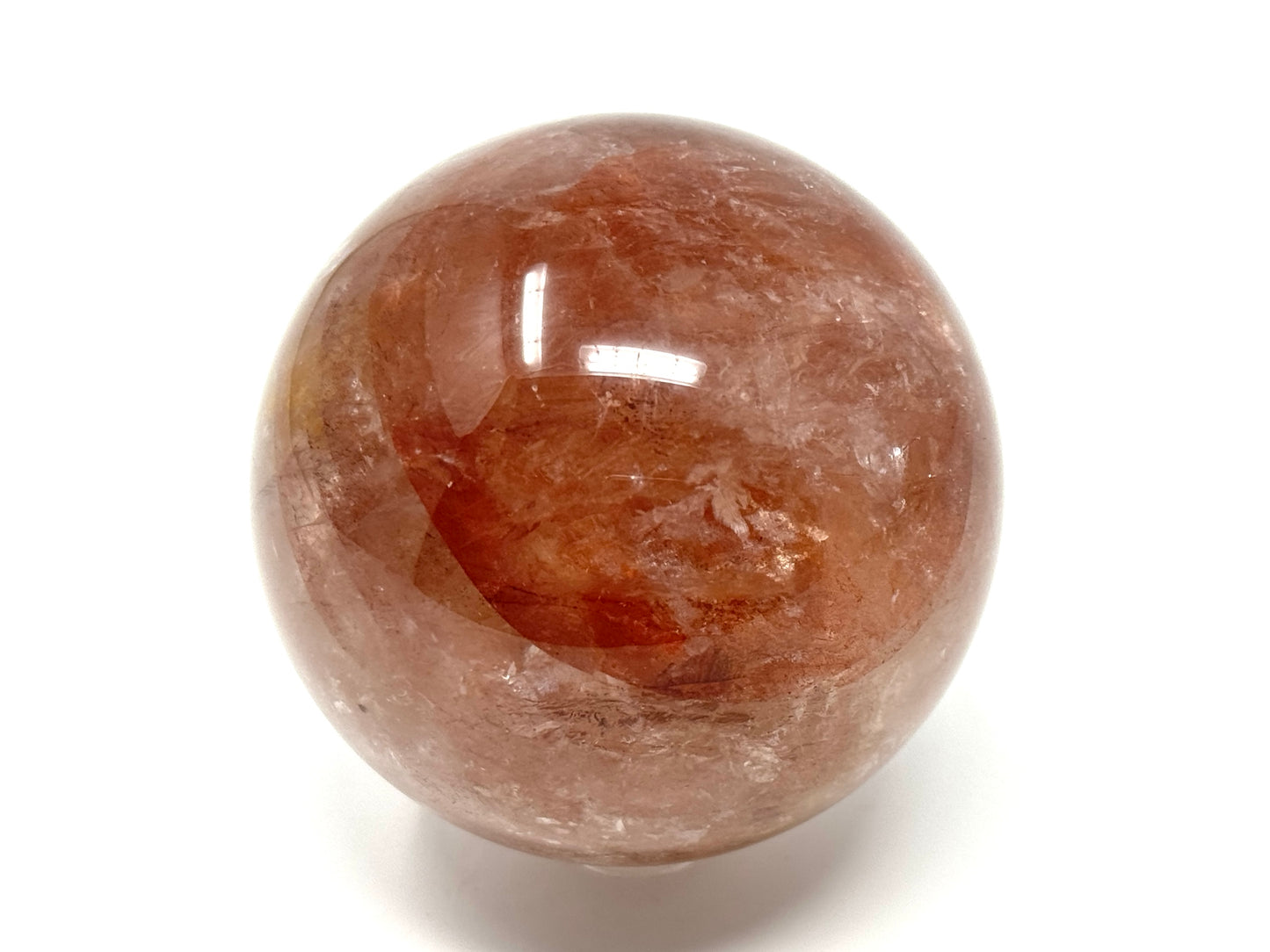 Hematoid Quartz Crystal Sphere 7.1cm