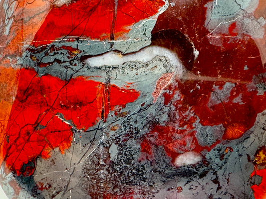 Jaspilite Crystal Freeform Shape 9.8cm