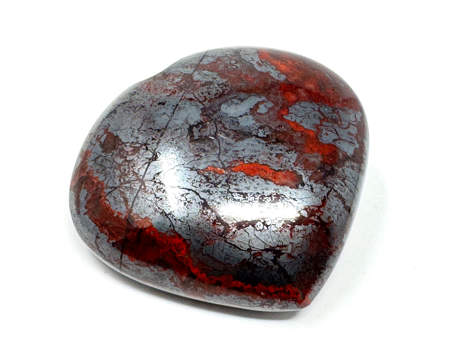 Jaspilite Crystal Heart 5.9cm