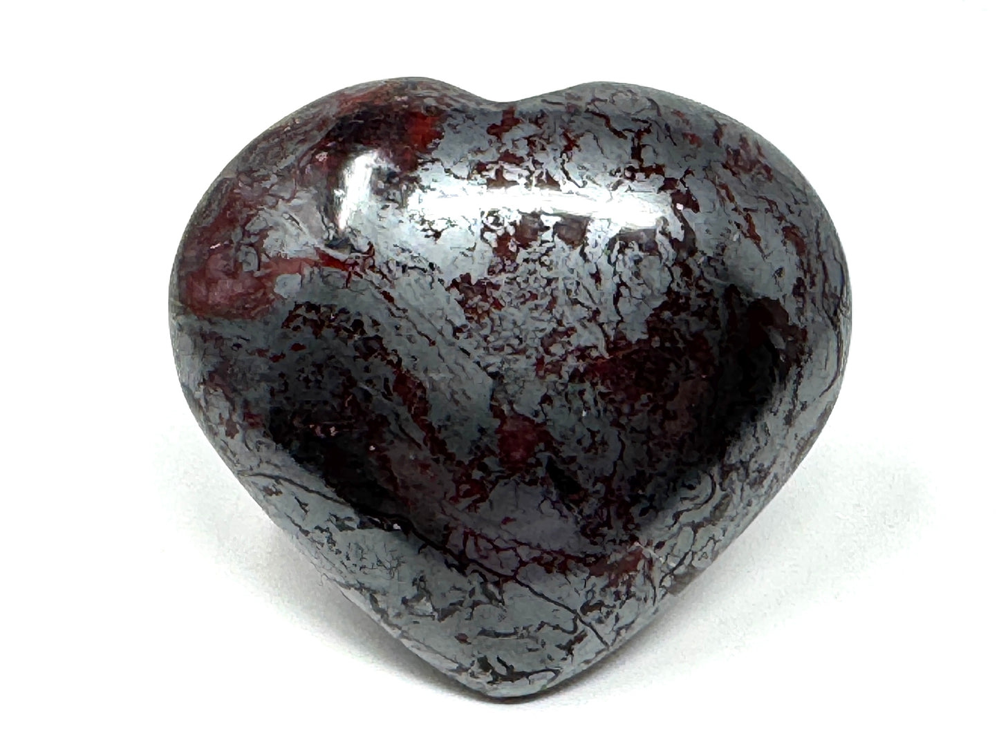 Jaspilite Crystal Heart 5.8cm