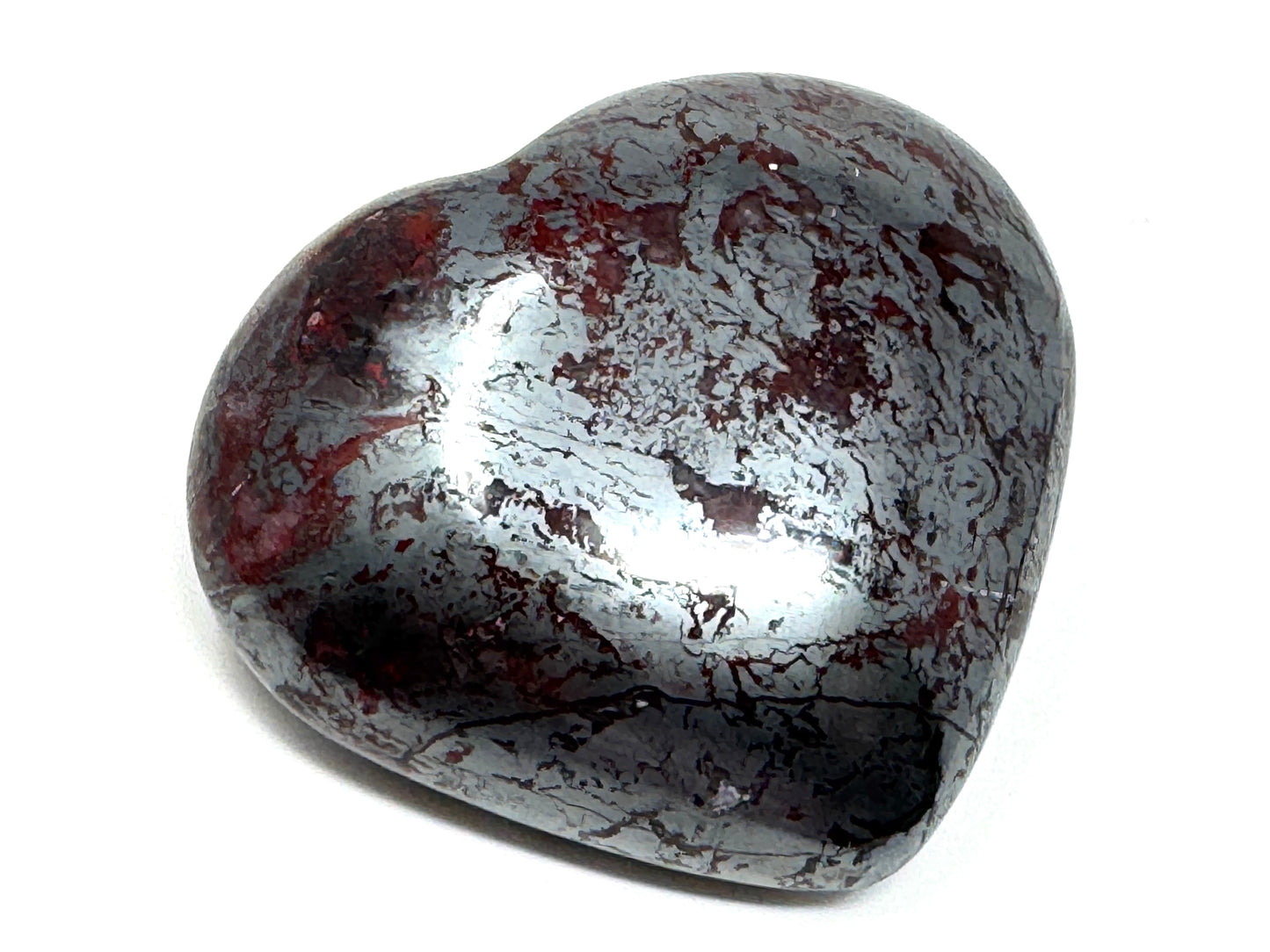 Jaspilite Crystal Heart 5.8cm