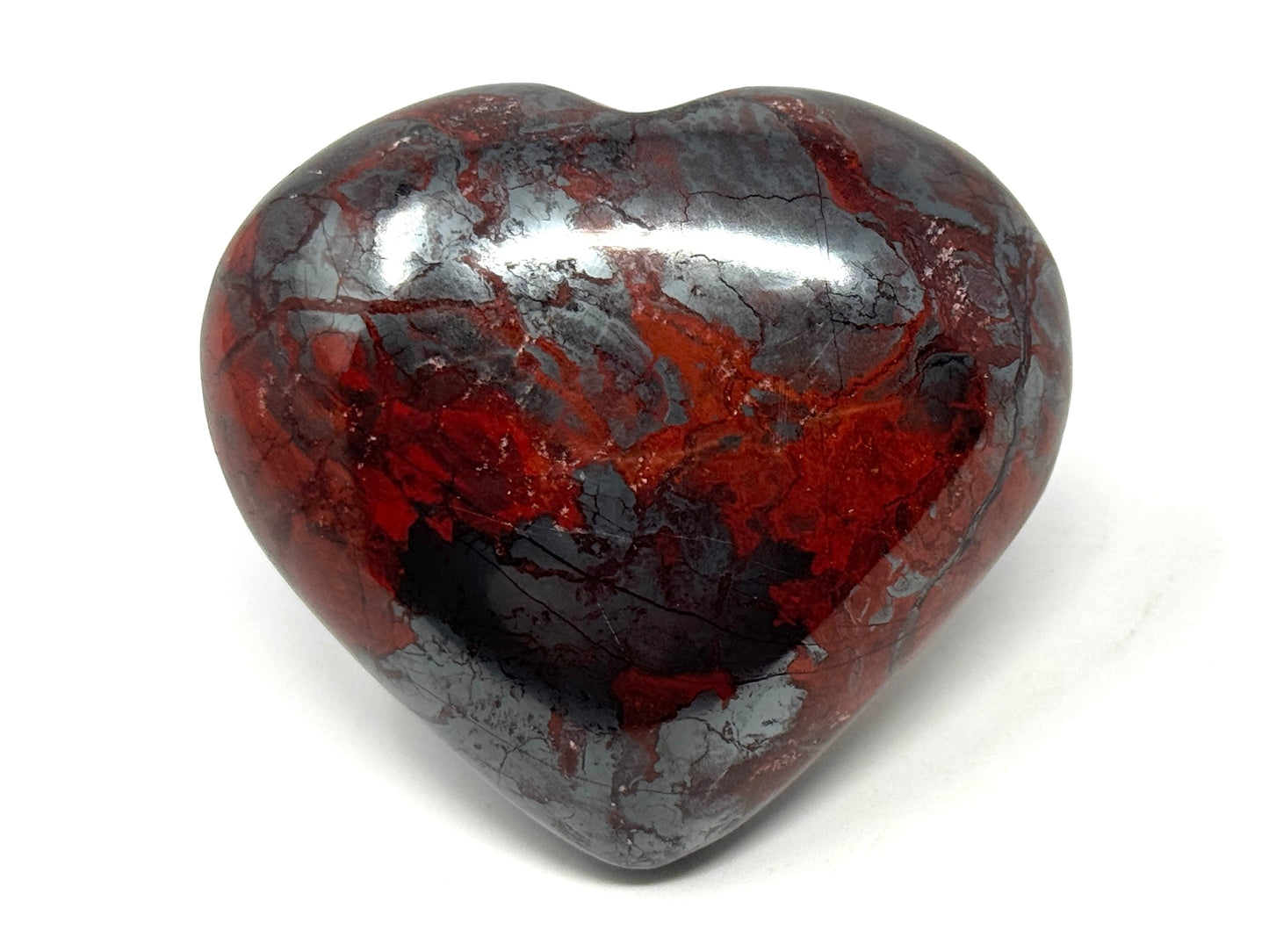 Jaspilite Crystal Heart 5.2cm