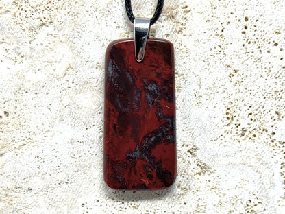 Jaspilite Crystal Pendant 4.4cm
