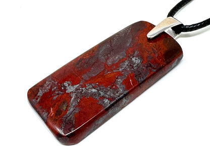 Jaspilite Crystal Pendant 4.4cm
