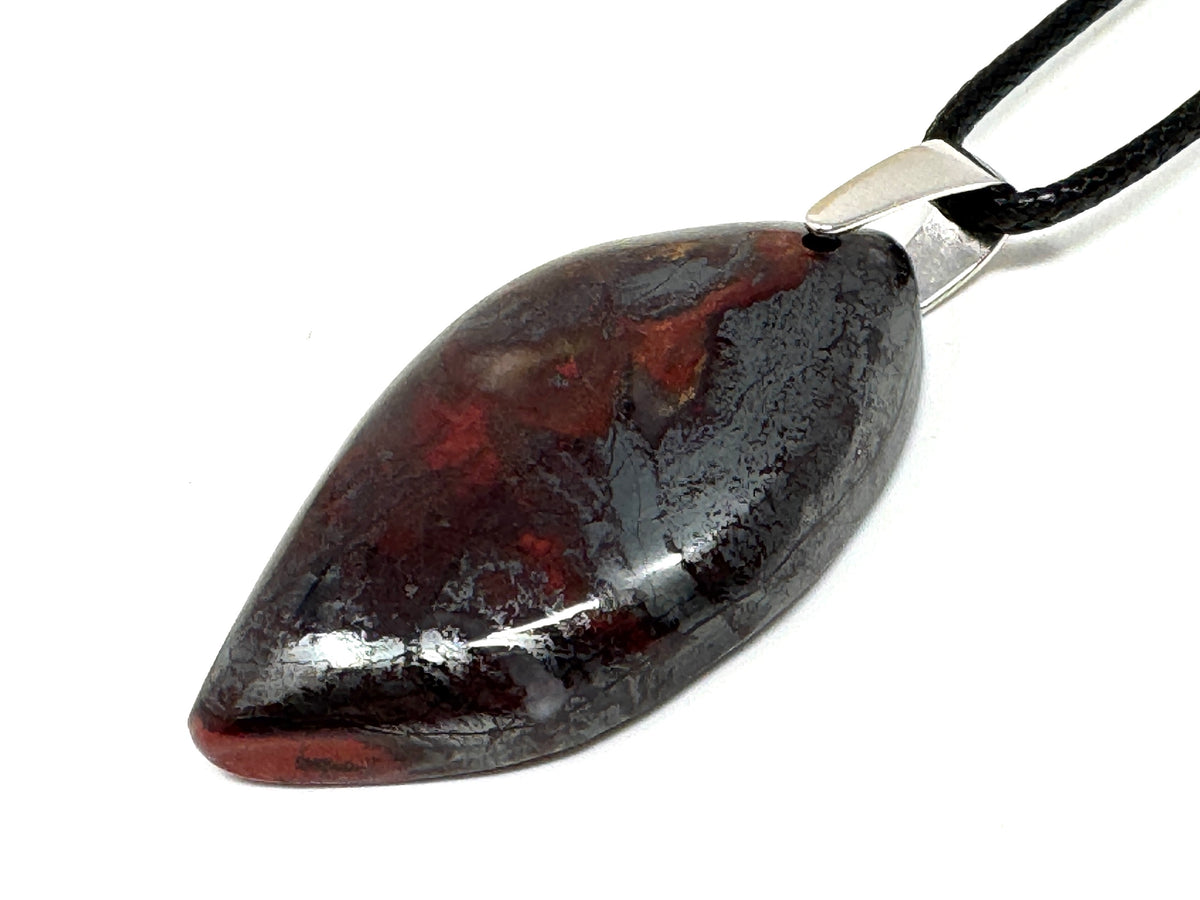 Jaspilite Crystal Pendant 4.3cm
