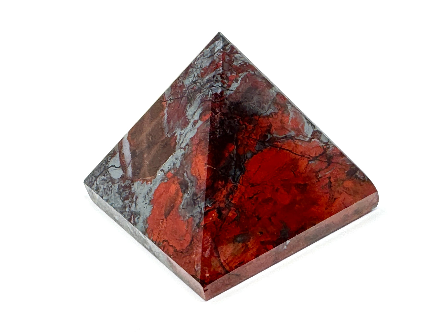 Jaspilite Crystal Pyramid 5.7cm
