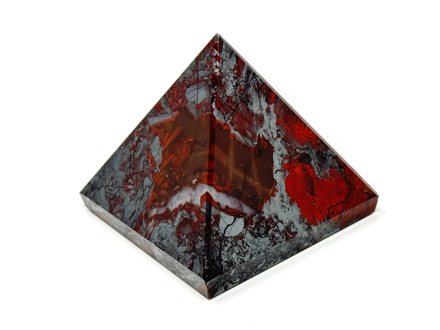 Jaspilite Crystal Pyramid 5.7cm