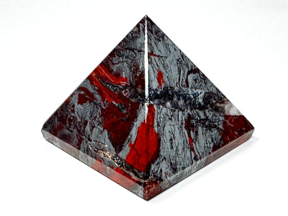 Jaspilite Crystal Pyramid 6.9cm