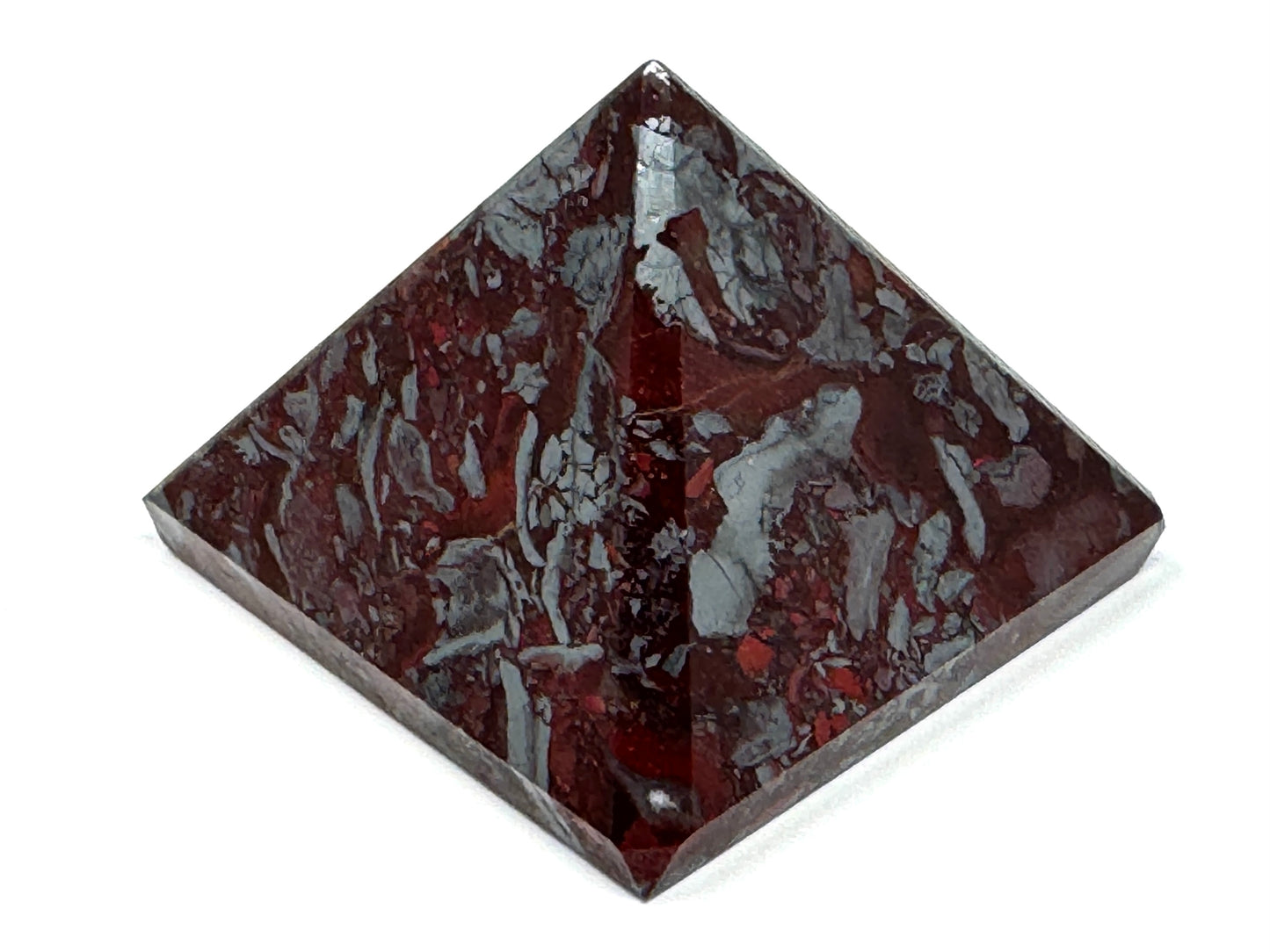 Jaspilite Crystal Pyramid 5.7cm