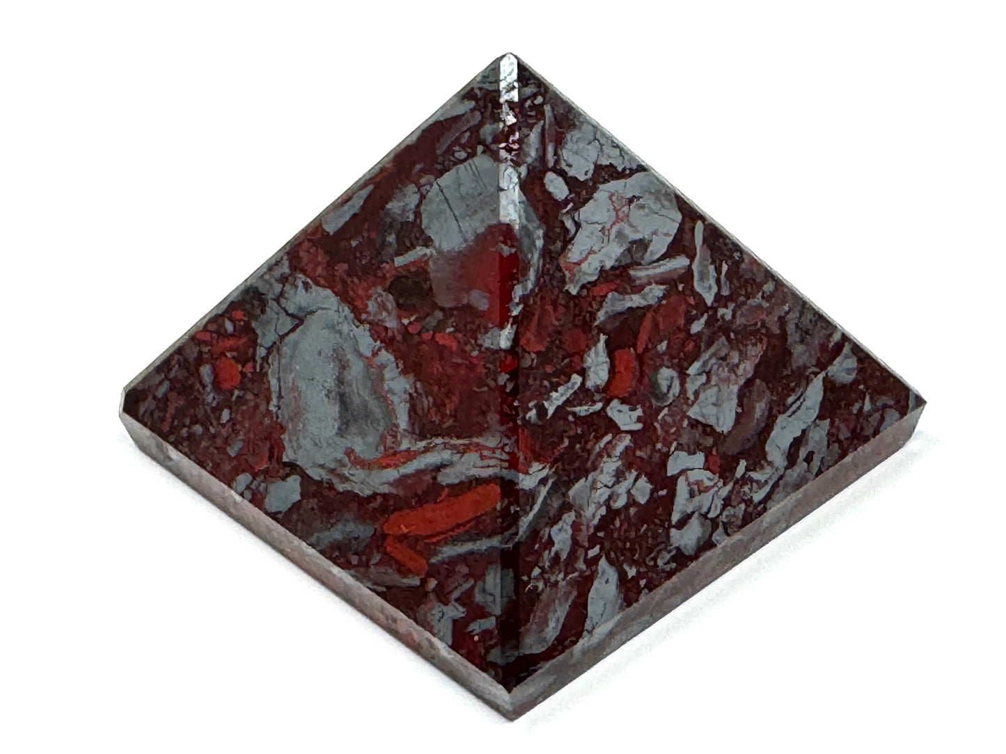 Jaspilite Crystal Pyramid 5.7cm
