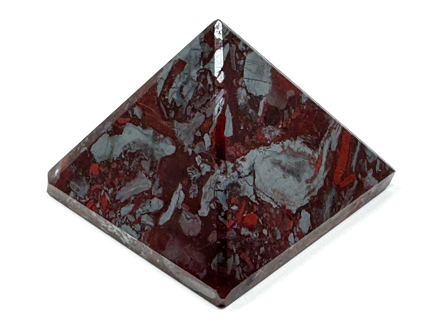 Jaspilite Crystal Pyramid 5.7cm