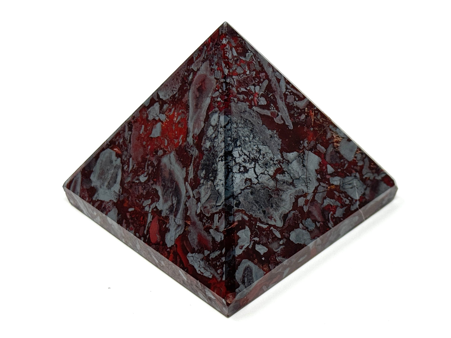 Jaspilite Crystal Pyramid 5.6cm