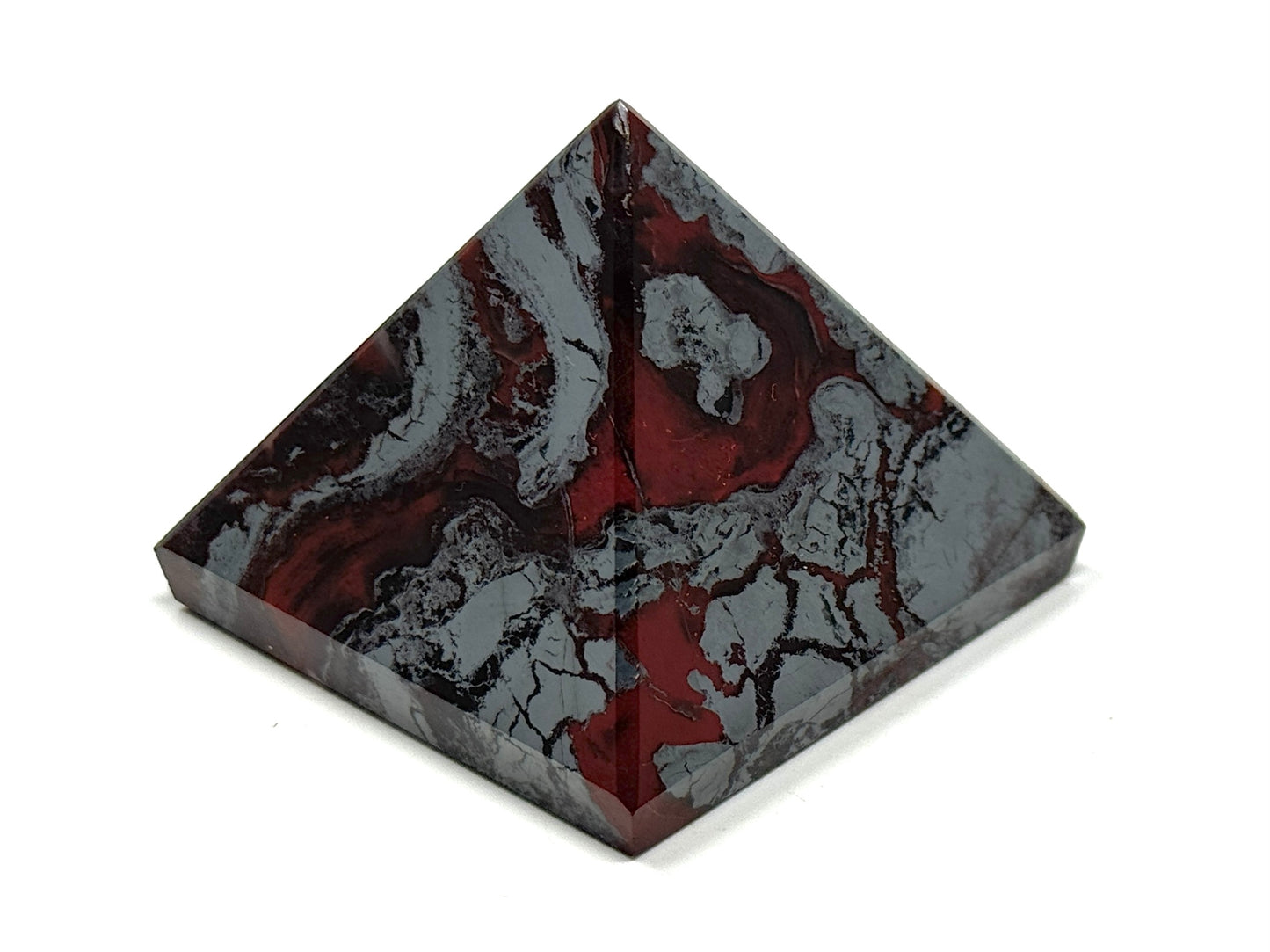 Jaspilite Crystal Pyramid 5.5cm