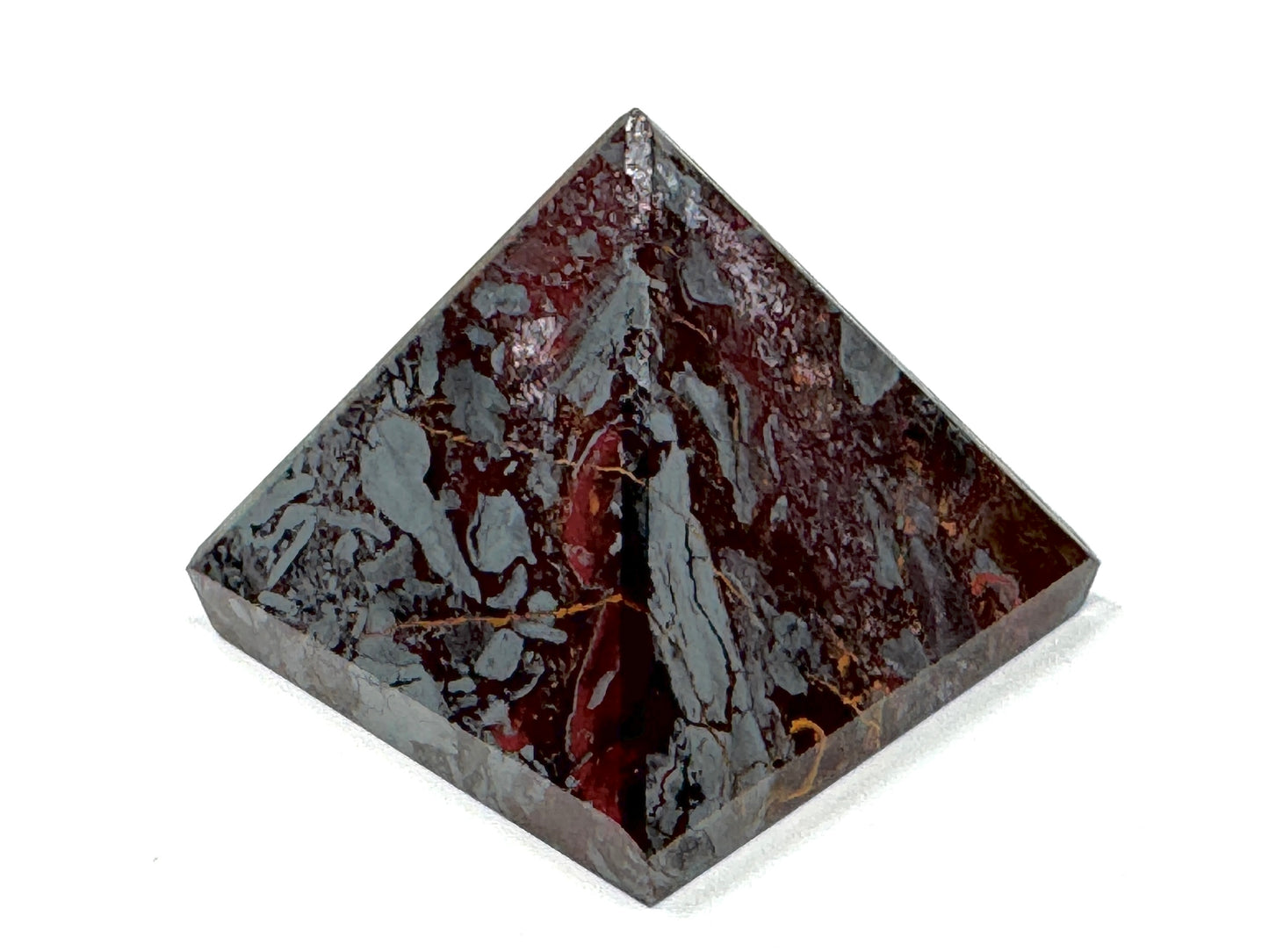 Jaspilite Crystal Pyramid 4.6cm