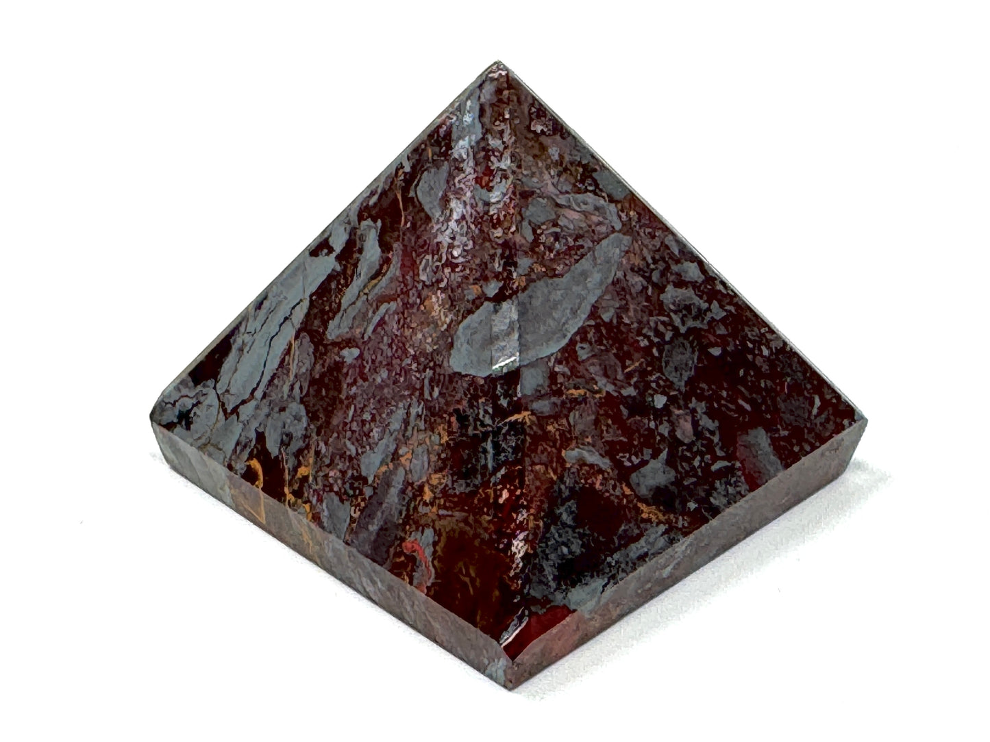 Jaspilite Crystal Pyramid 4.6cm