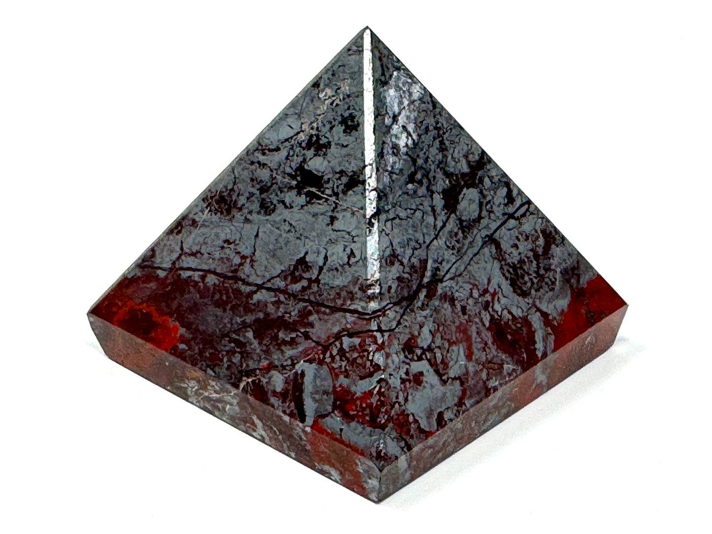 Jaspilite Crystal Pyramid 5.5cm