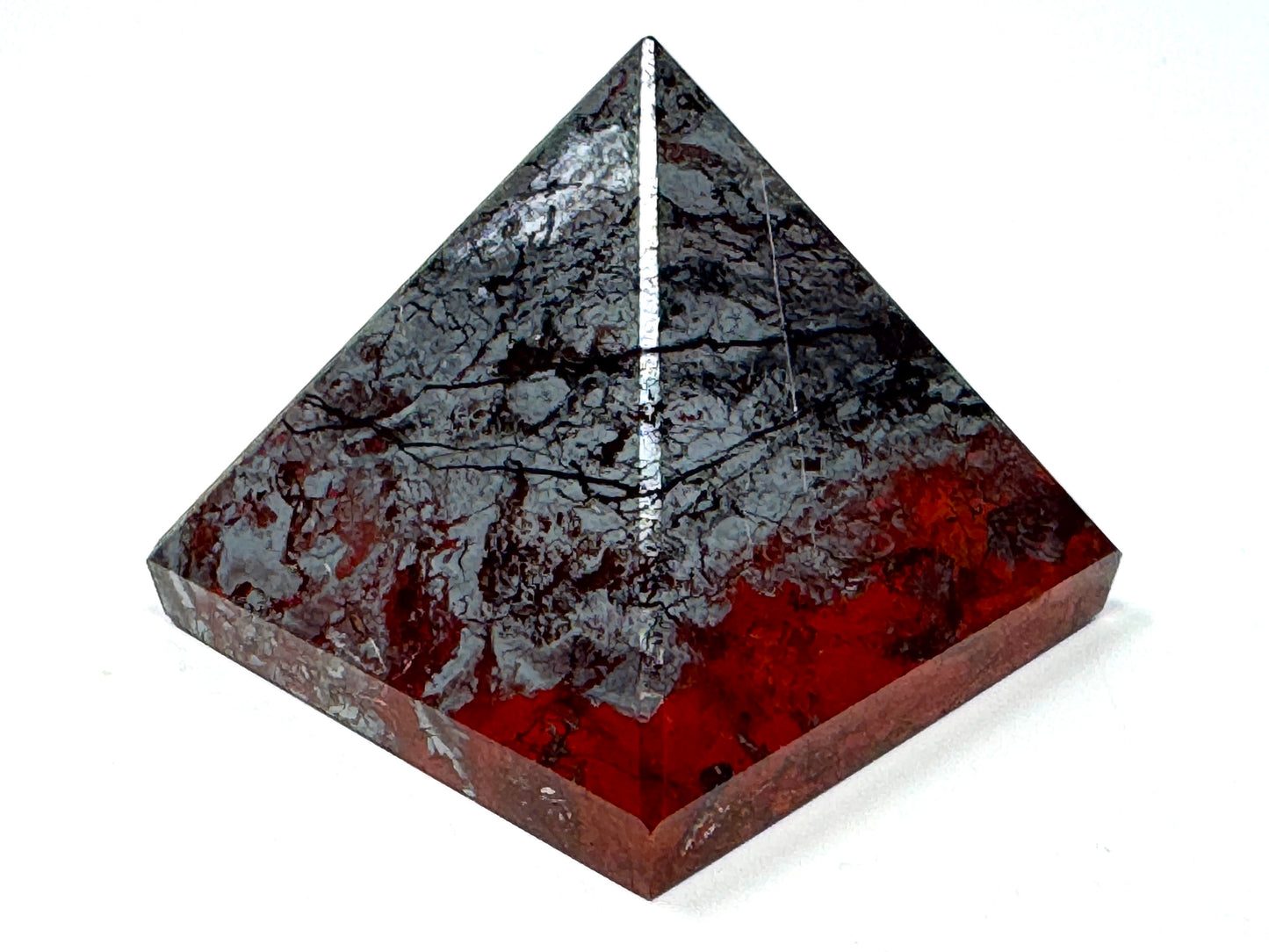 Jaspilite Crystal Pyramid 5.5cm