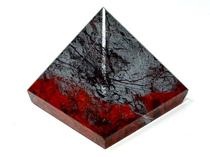 Jaspilite Crystal Pyramid 5.5cm