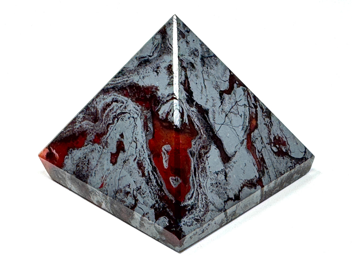 Jaspilite Crystal Pyramid 5.3cm