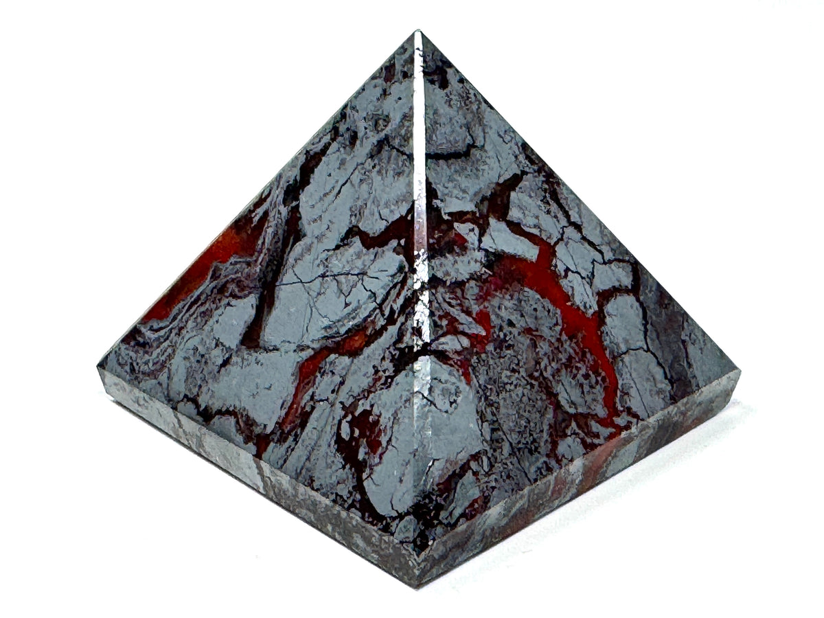 Jaspilite Crystal Pyramid 5.3cm