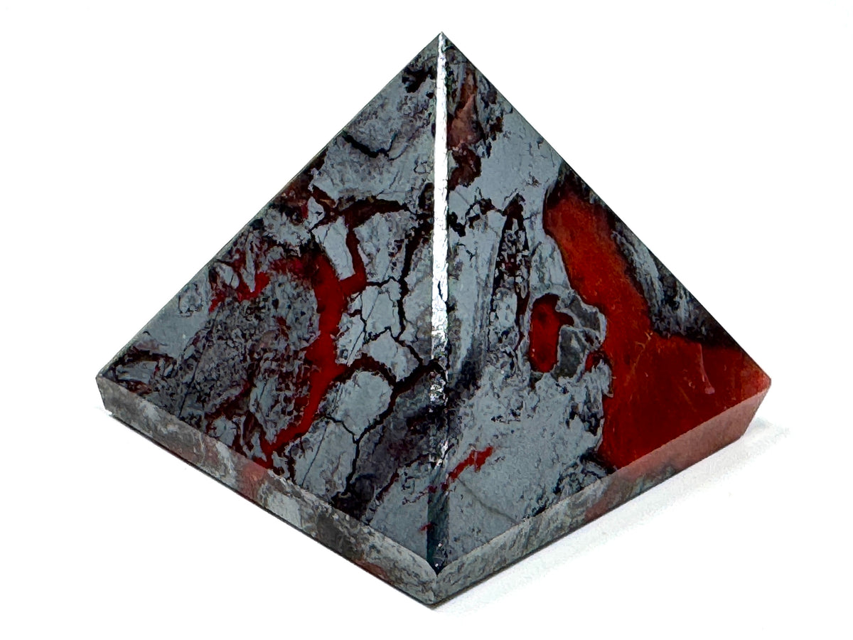 Jaspilite Crystal Pyramid 5.3cm