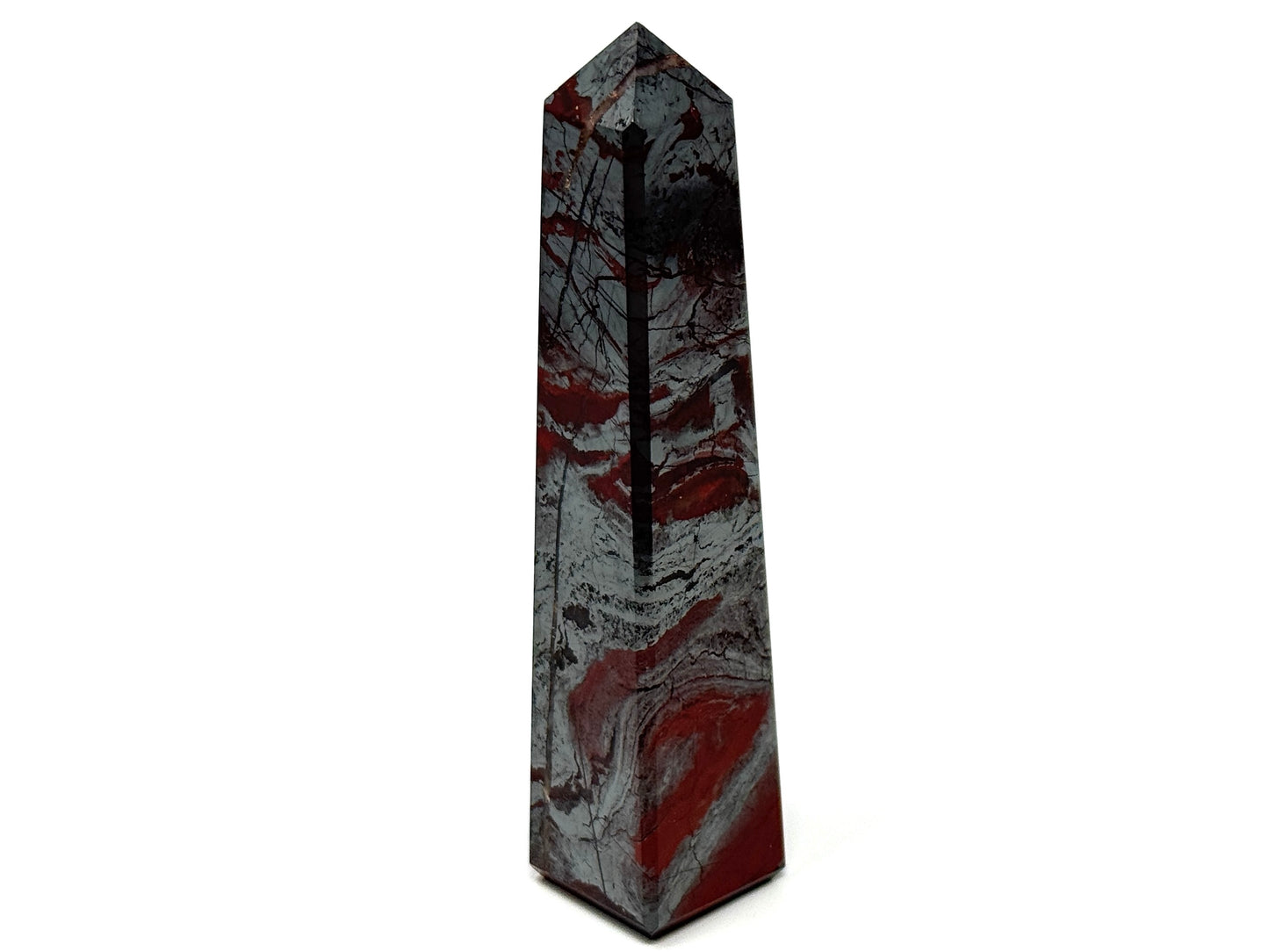Jaspilite Crystal Tower 11.4cm
