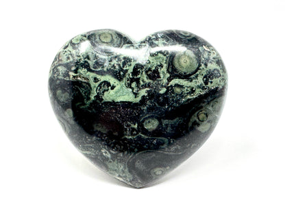 Kambaba Jasper Crystal Heart 7.3cm