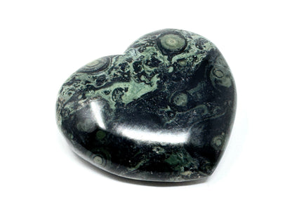 Kambaba Jasper Crystal Heart 7.3cm