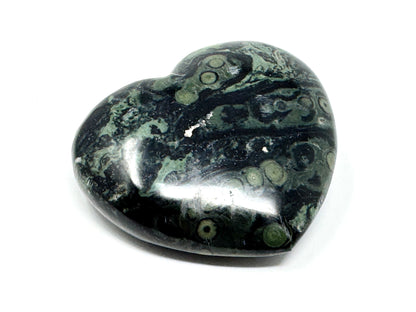 Kambaba Jasper Crystal Heart 7.3cm