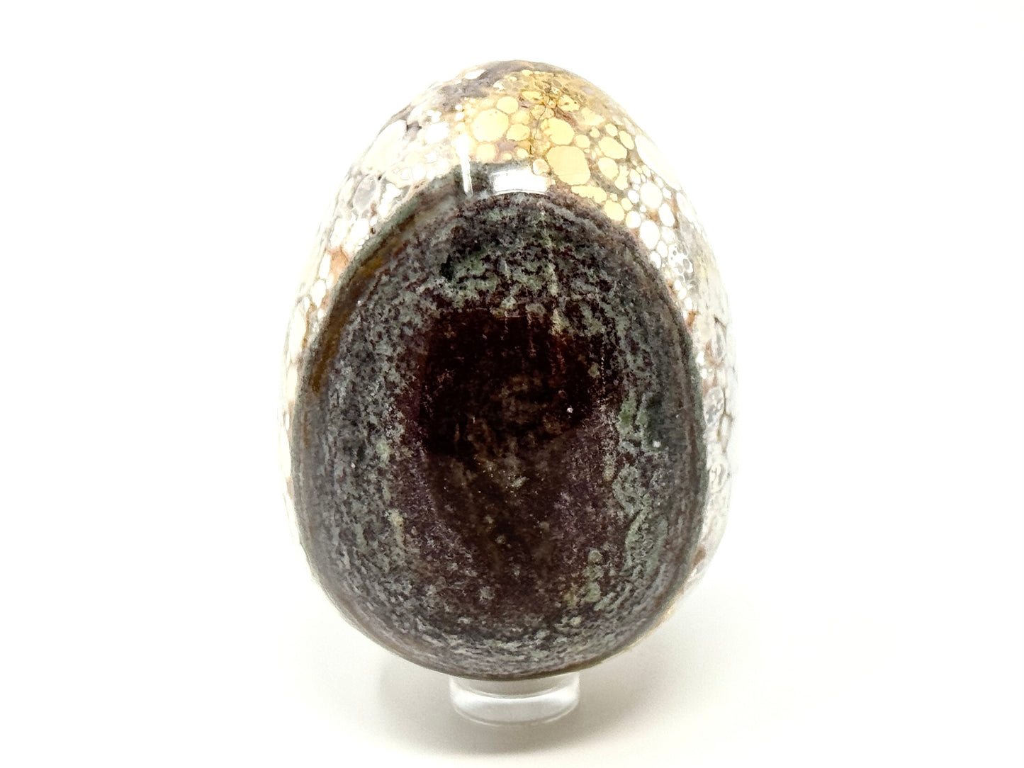 King Cobra Jasper Crystal Egg 7.4cm