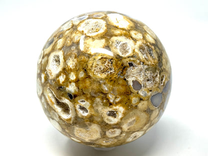 Large King Cobra Jasper Crystal Sphere 8.4cm