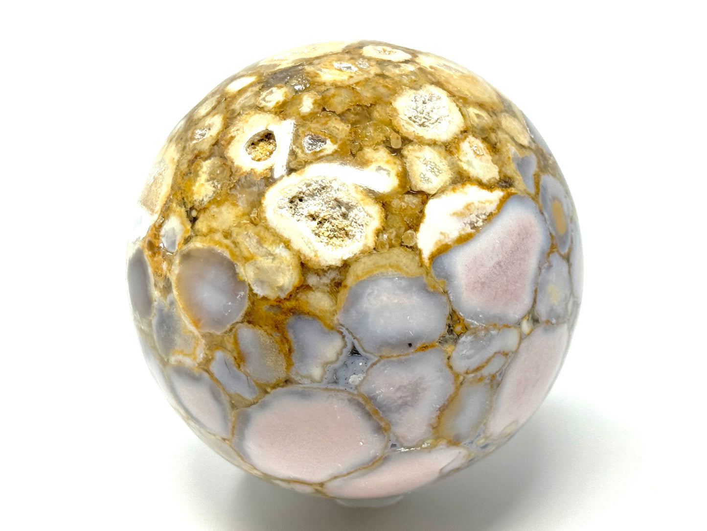 Large King Cobra Jasper Crystal Sphere 8.4cm