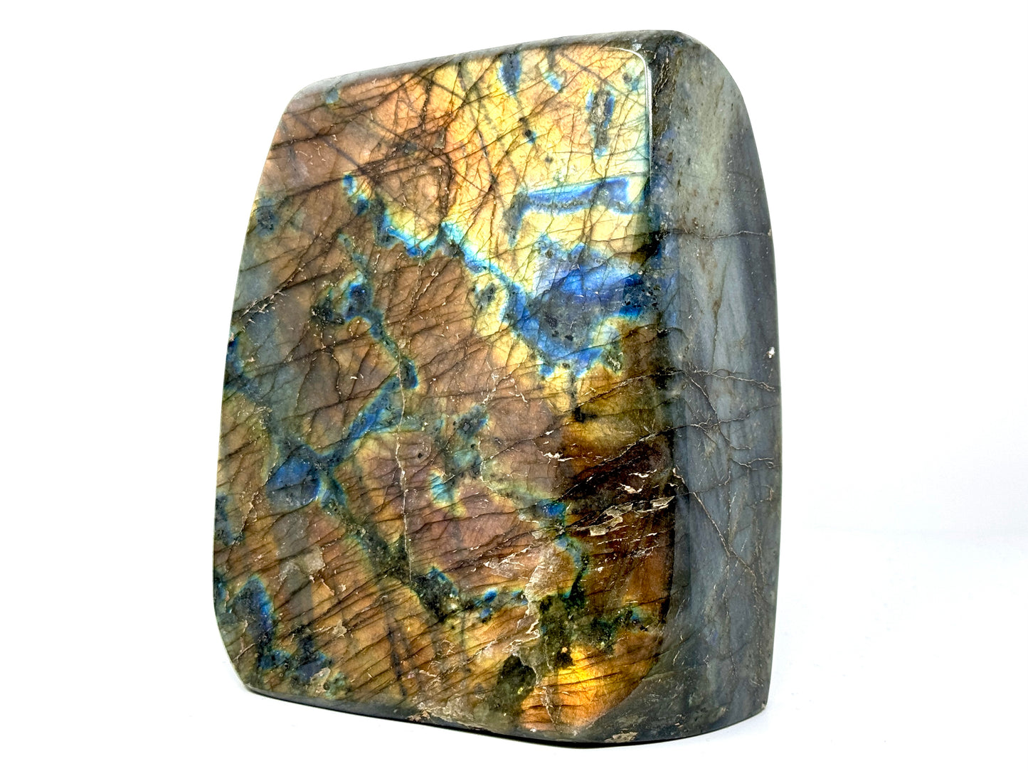 Large Labradorite Crystal Freeform 13.4cm