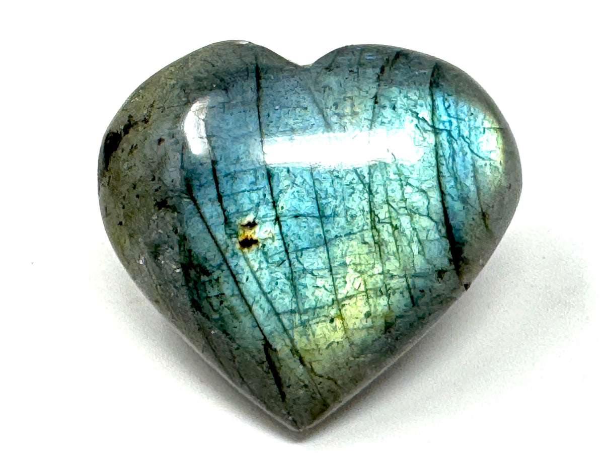 Labradorite Crystal Heart 4.7cm