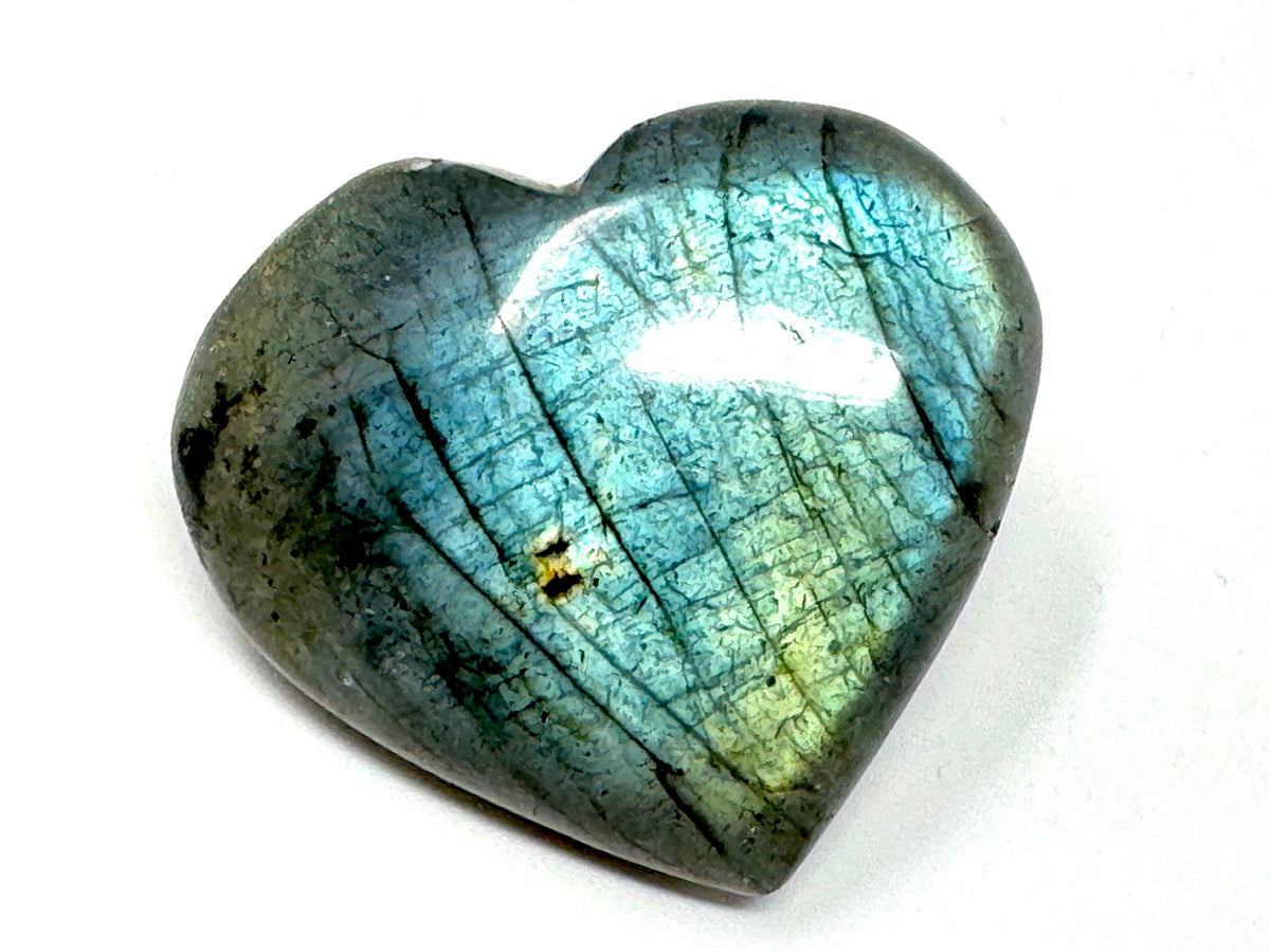 Labradorite Crystal Heart 4.7cm