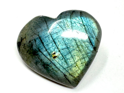 Labradorite Crystal Heart 4.7cm