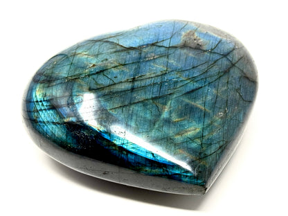 Large Labradorite Crystal Heart 13.4cm