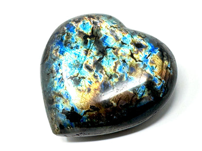 Large Labradorite Crystal Heart 10.1cm
