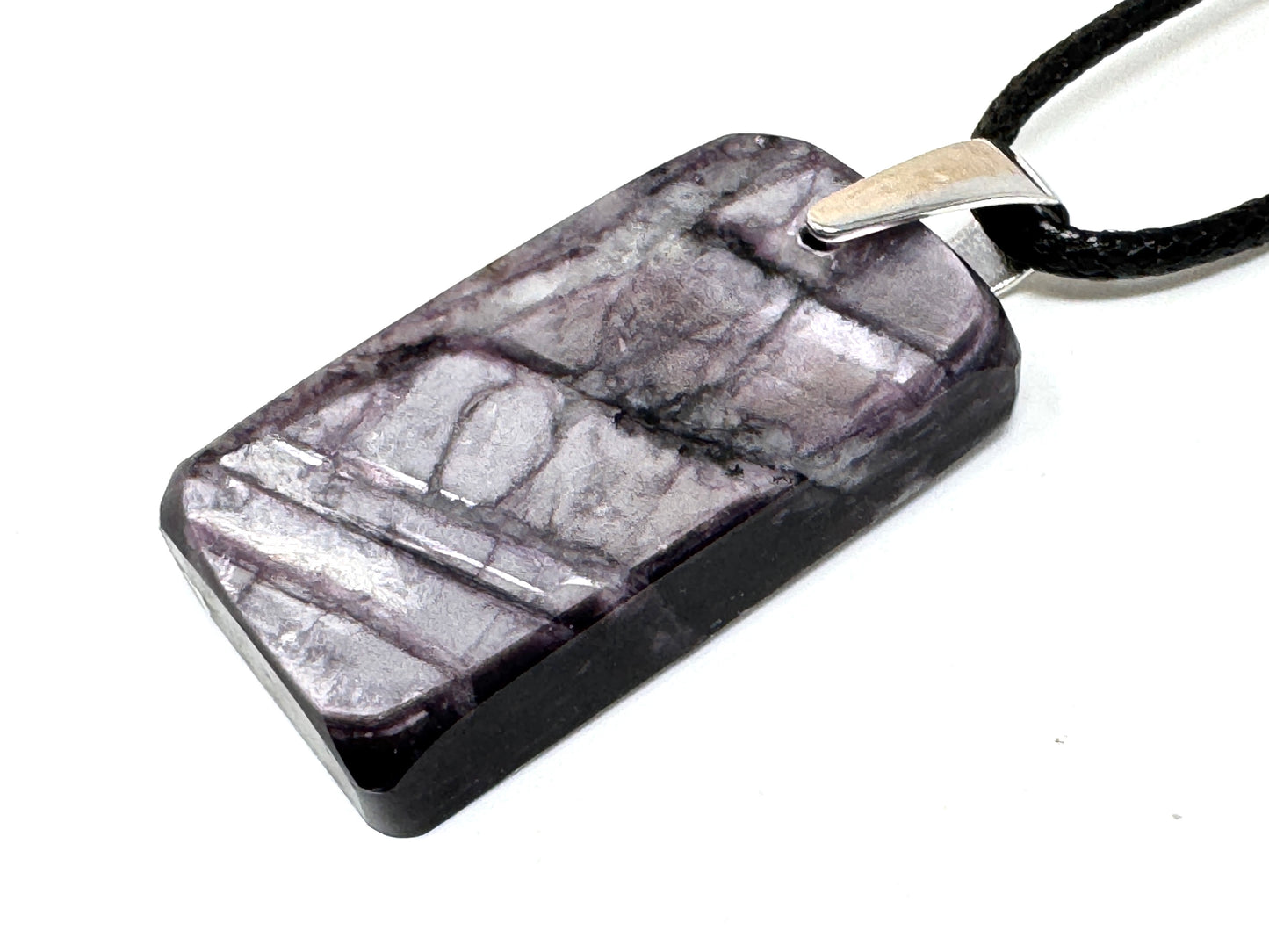 Lepidolite Pendant Ingot 3.4cm
