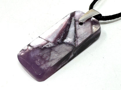 Lepidolite Pendant Ingot 3.5cm