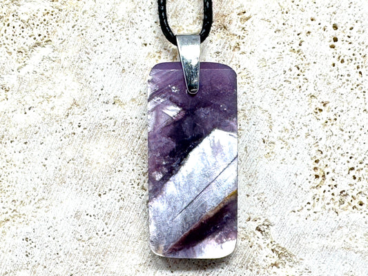 Lepidolite Pendant Ingot 3.6cm