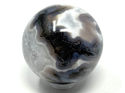 Moss Agate Crystal Sphere 5cm
